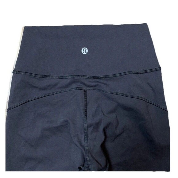 Lululemon Leggings Womens Size 4 Black In Movement Crop Everlux 18" Inseam - Picture 1 of 8